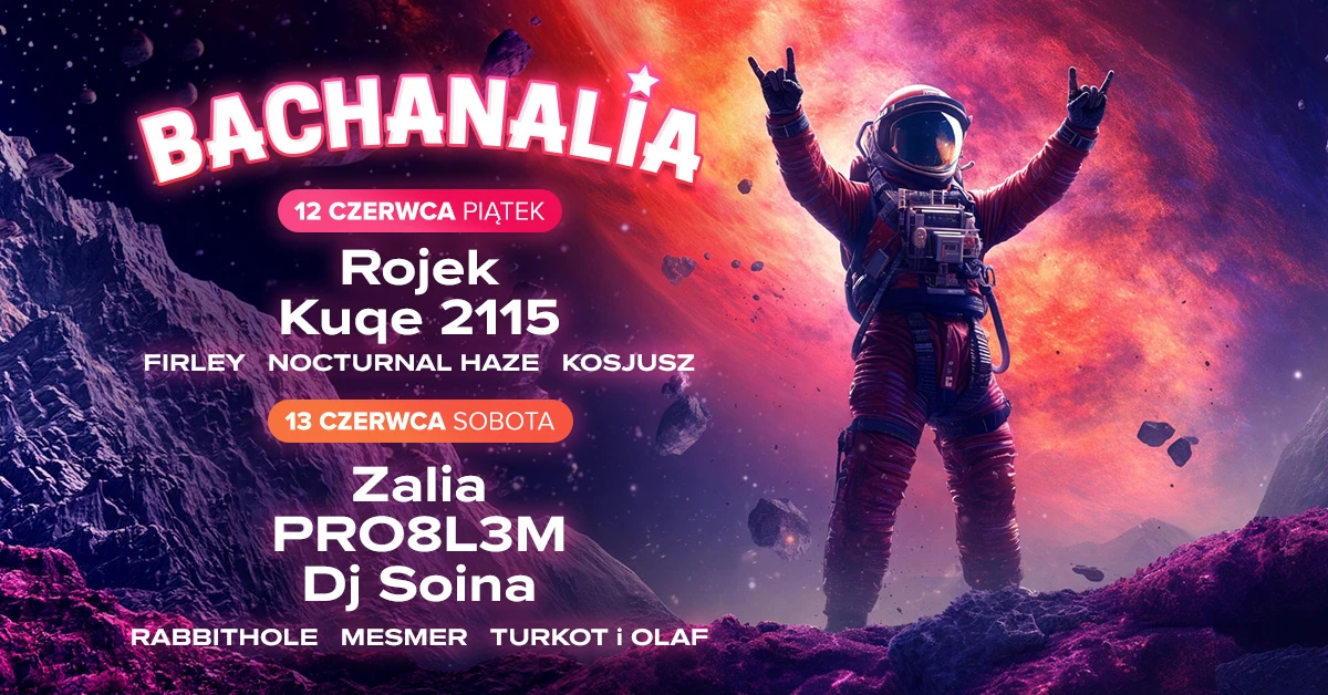 BACHANALIA 2026 KARNET DWUDNIOWY