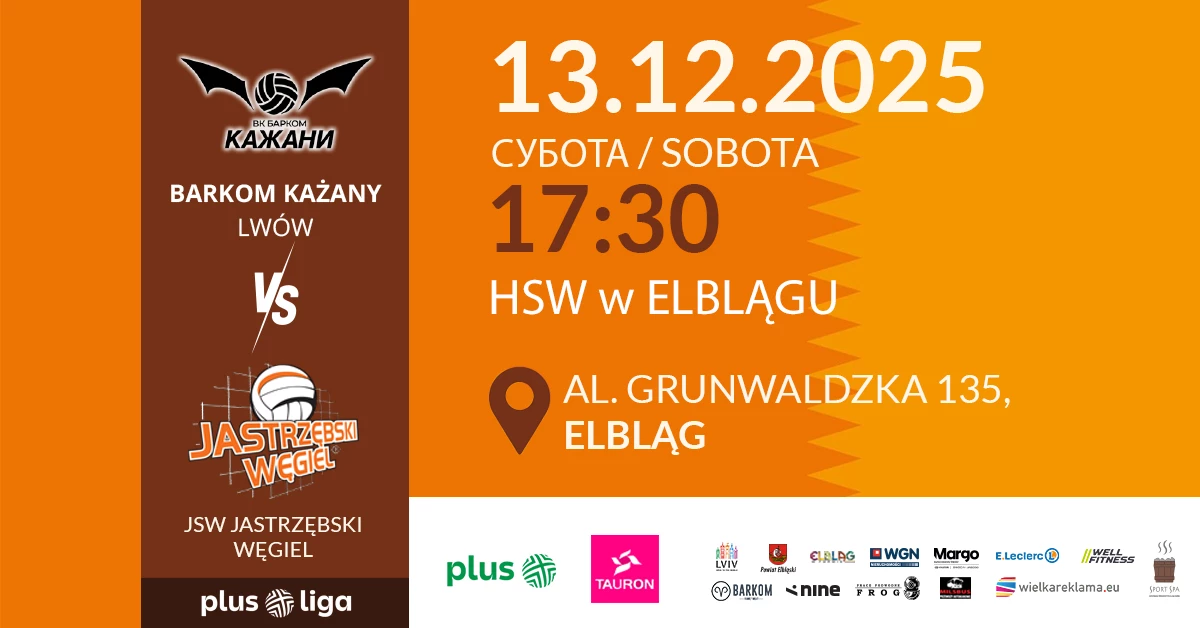 Barkom Każany Lwów vs JSW Jastrzębski Węgiel