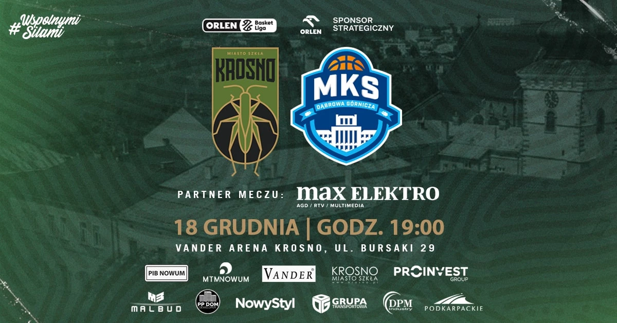 Miasto Szkła Krosno vs MKS Dąbrowa Górnicza